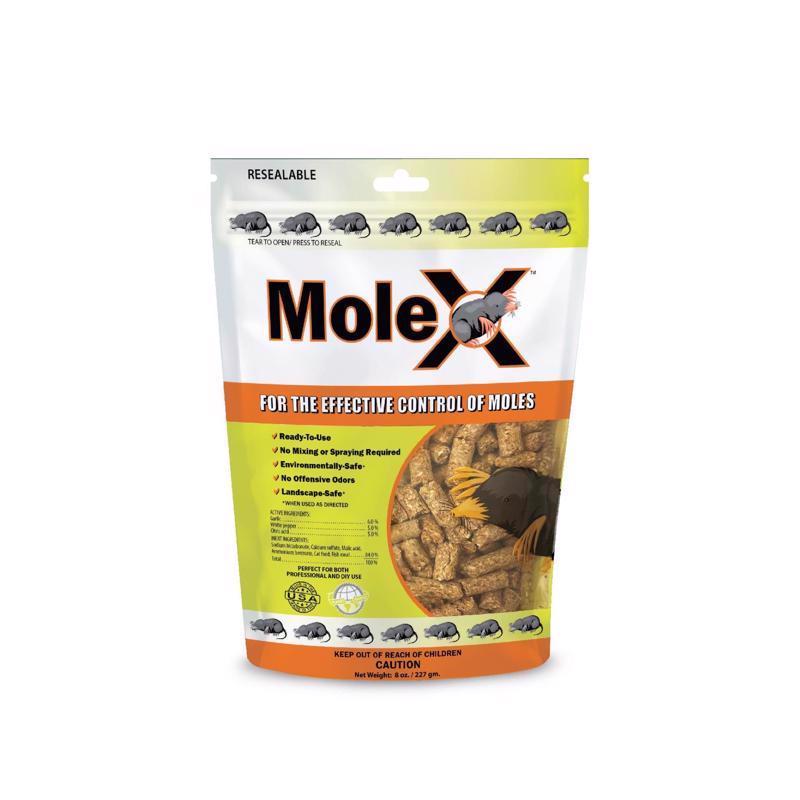 MoleX Non-Toxic Bait Pellets For Moles 8 oz 1 pk