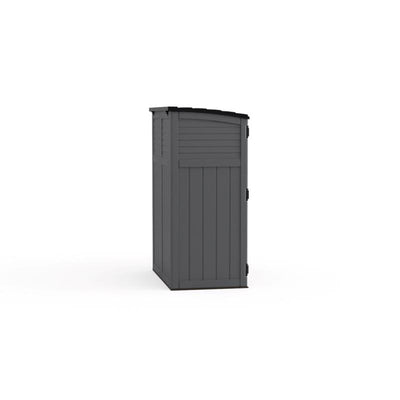 Suncast 4 ft. x 3 ft. Plastic Vertical Storage Shed with Floor Kit