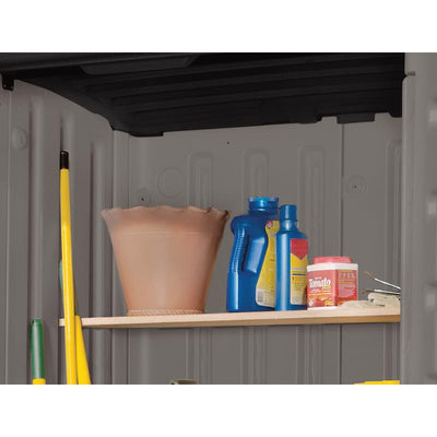 Suncast 4 ft. x 3 ft. Plastic Vertical Storage Shed with Floor Kit