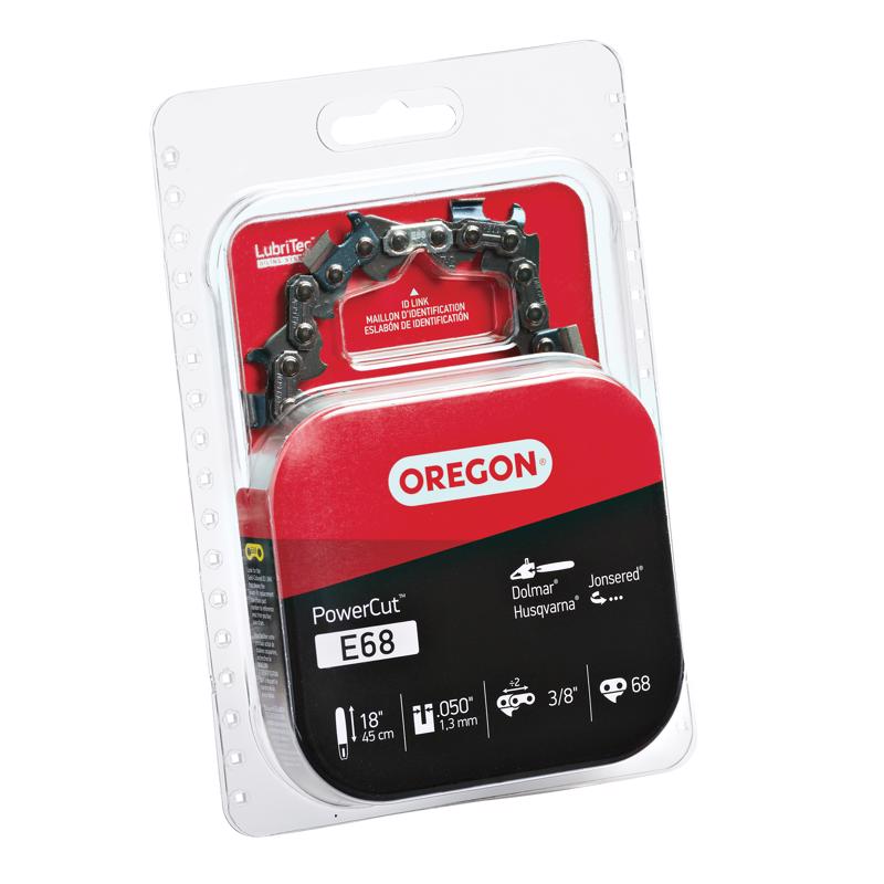 Oregon PowerCut E68 18 in. 68 links Chainsaw Chain