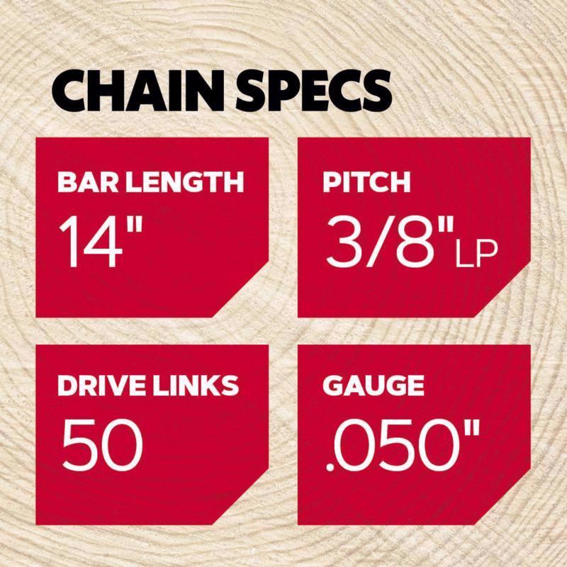 Oregon VersaCut T50 14 in. 50 links Chainsaw Chain