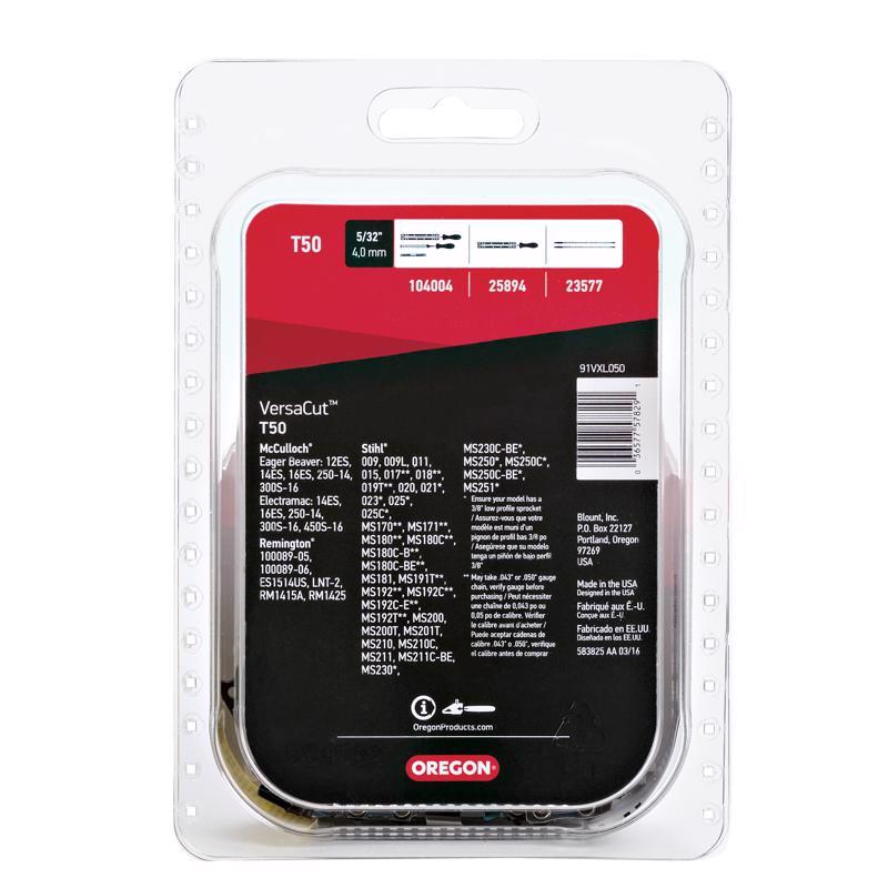 Oregon VersaCut T50 14 in. 50 links Chainsaw Chain