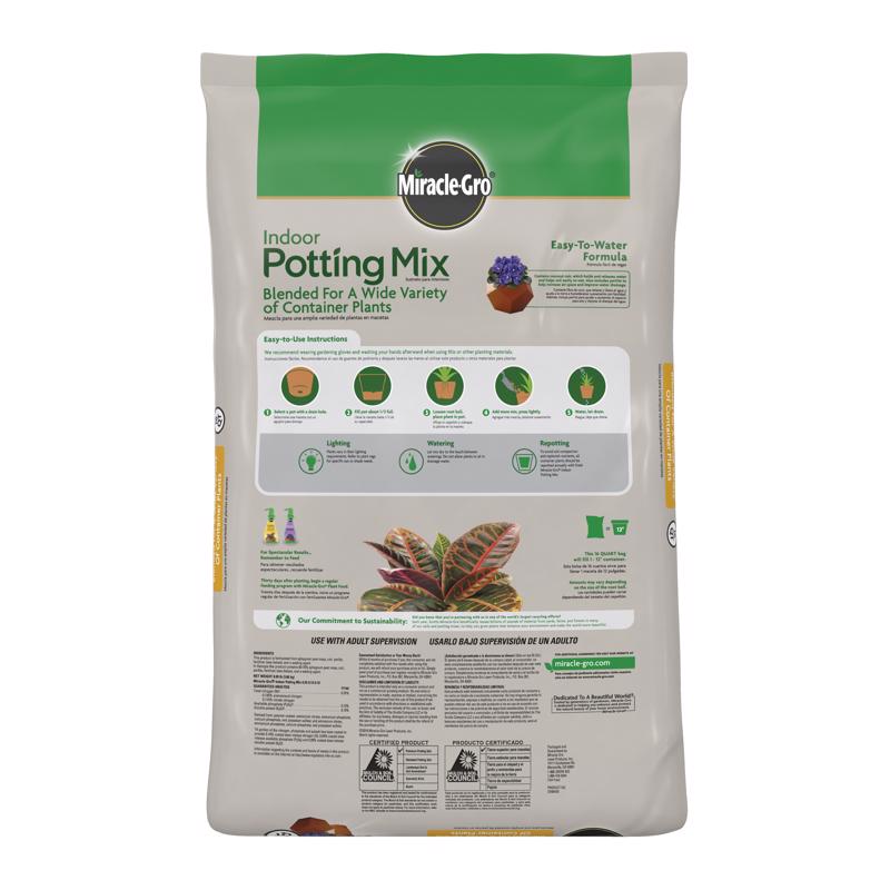 miracle-gro indoor potting mix 16 qt Miracle-Gro Indoor Plant Potting Soil 16 qt – CometWarehouse