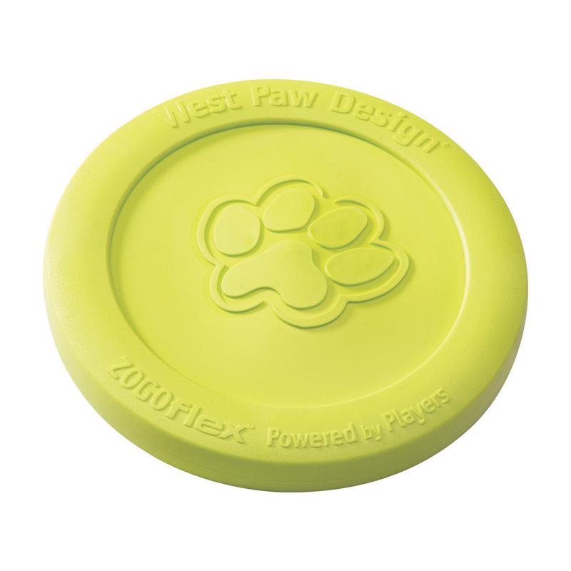 West Paw Zogoflex Green Plastic Zisc Disc Frisbee Large in. 1 pk