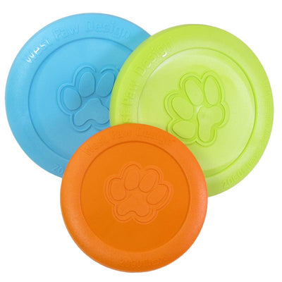 West Paw Zogoflex Orange Plastic Zisc Disc Frisbee Large in. 1 pk