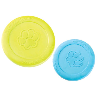 West Paw Zogoflex Blue Plastic Zisc Disc Frisbee Small 1 pk