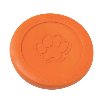 West Paw Zogoflex Orange Plastic Zisc Disc Frisbee Small 1 pk