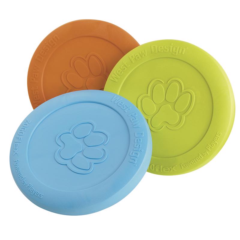 West Paw Zogoflex Orange Plastic Zisc Disc Frisbee Small 1 pk