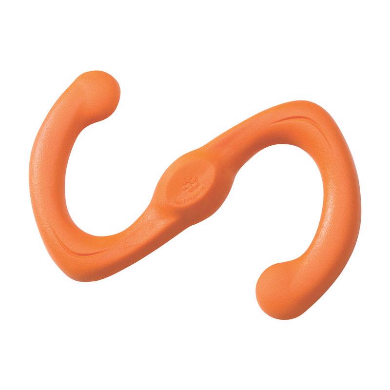 West Paw Zogoflex Orange Plastic Tizzi Tug Dog Tug Toy Small 1 pk