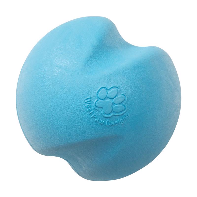 West Paw Zogoflex Blue Plastic Jive Dog Toy Large 1 pk