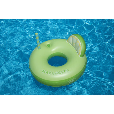 Swimline Green Vinyl Inflatable Margarita Ring Pool Float