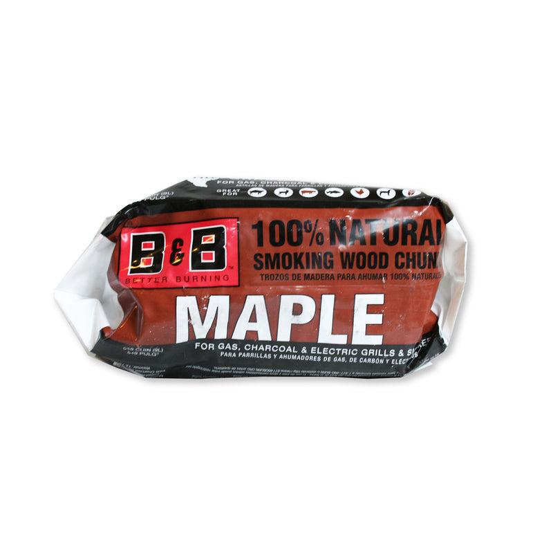 B&B Charcoal All Natural Maple Wood Smoking Chunks 549 cu in