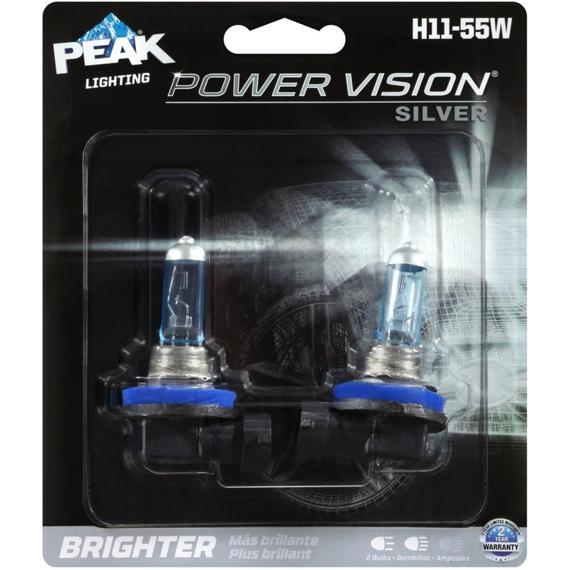 Peak Power Vision Halogen High/Low Beam Automotive Bulb H11-55W