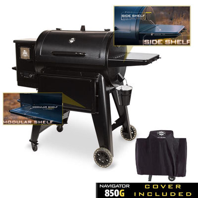 Pit Boss Navigator 850 Wood Pellet Grill Black