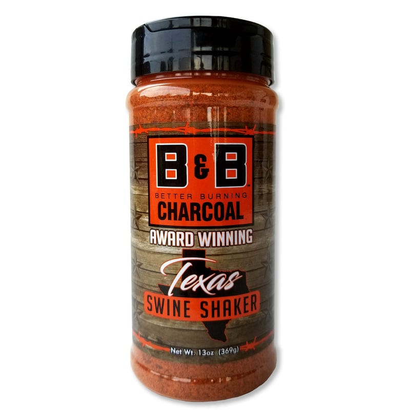 B&B Charcoal Texas Swine Shaker Seasoning Rub 13 oz