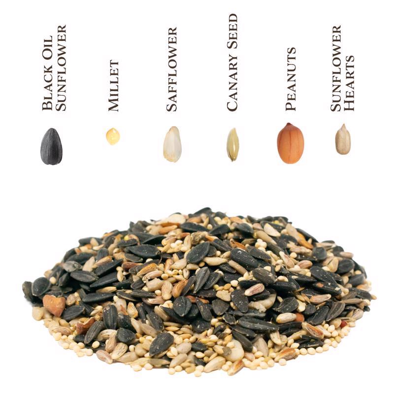 Songbird Selections Perfect Balance Wild Bird Sunflower Seeds and Peanuts Wild Bird Food 5 lb