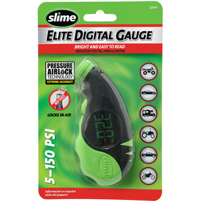 Slime Elite 150 psi Digital Tire Pressure Gauge