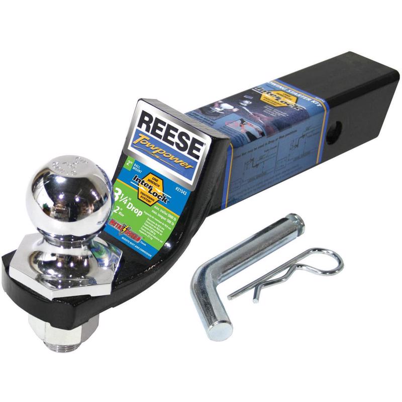 Reese Towpower 500 lb. cap. Trailer Hitch Starter Ball Mount Kit