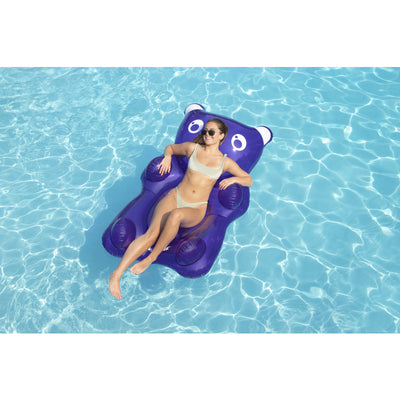 International Leisure Assorted Plastic Inflatable Gummy Bear Pool Float