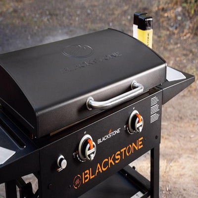 Blackstone 2 Burner Liquid Propane Outdoor Griddle with Hood Black