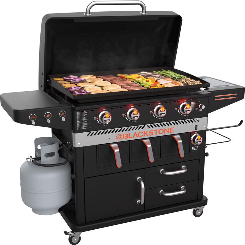 Blackstone Patio Series 5 Burner Liquid Propane Outdoor Griddle Black