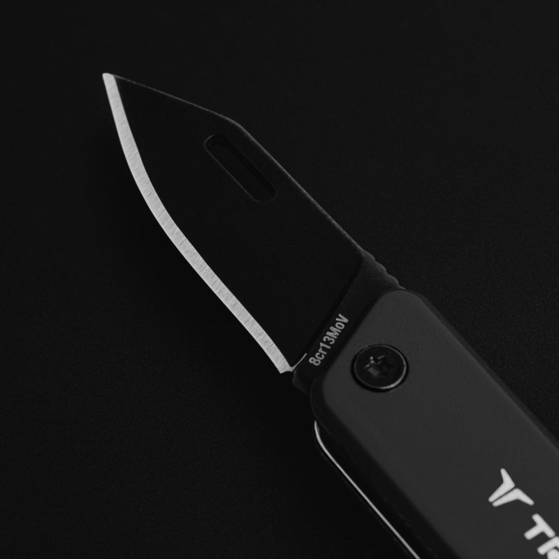 True Gray 8CR13MOV Stainless Steel 4.5 in. Folding Knife