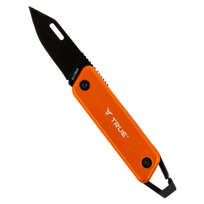 True Orange 8CR13MOV Stainless Steel 4.5 in. Modern Folding Knife