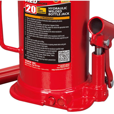 Torin Big Red Hydraulic 40000 lb Automotive Bottle Jack