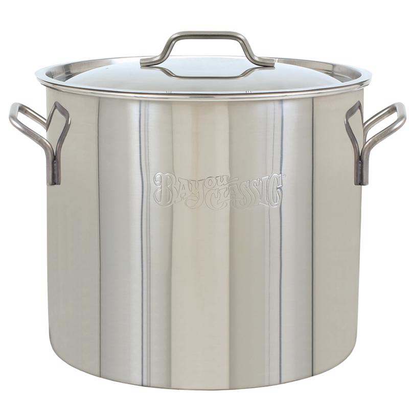 Bayou Classic Stainless Steel Grill Stockpot 30 qt 13.9 in. L X 13.9 in. W 1 pc