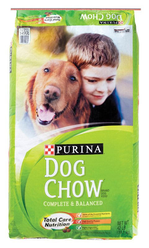 Purina Dog Chow Adult Beef Dry Dog Food 42 lb