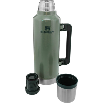 Stanley 2 qt Classic Hammertone Green BPA Free Vacuum Insulated Bottle