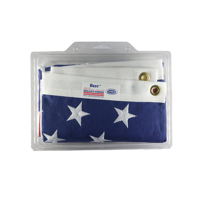 Valley Forge Best USA Flag 60 in. W X 36 in. L