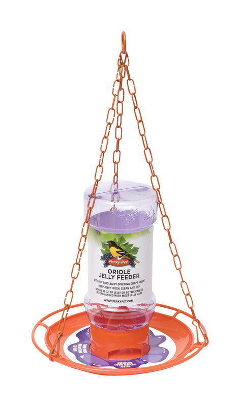 Perky-Pet Oriole 32 oz Metal/Plastic Nectar Feeder 3 ports