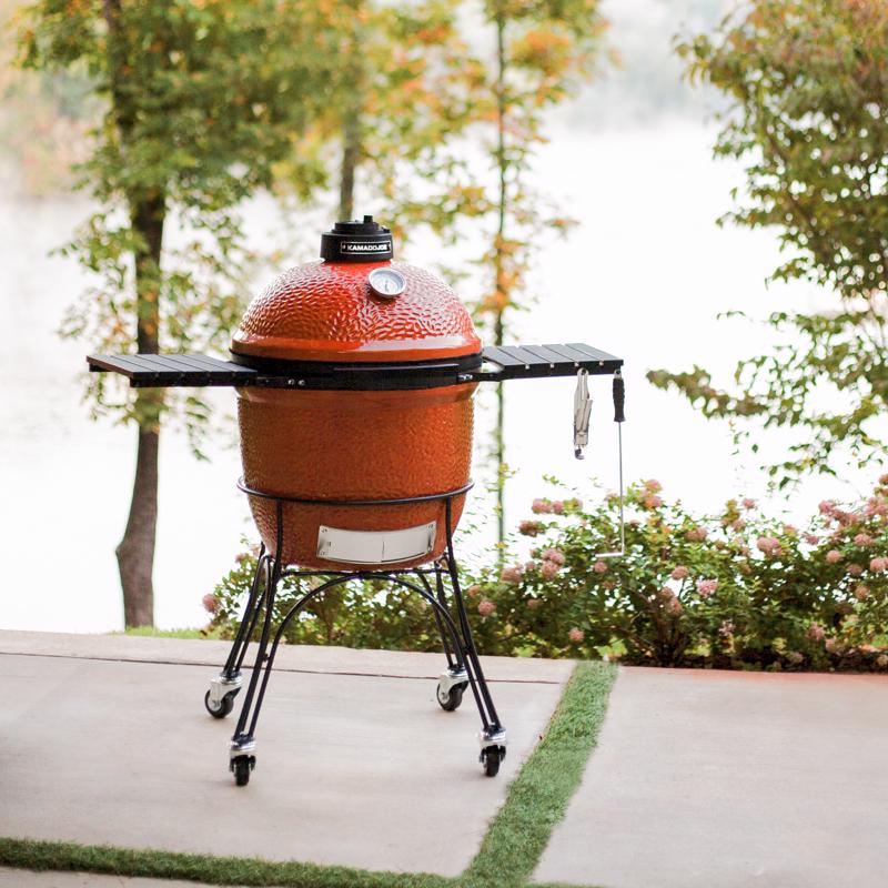 Kamado Joe 18 in. Classic I Charcoal Kamado Grill and Smoker Red