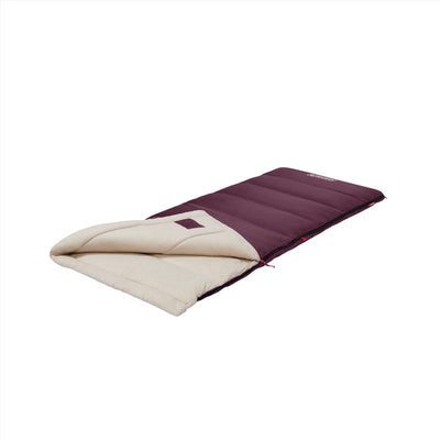 Coleman Autumn Glen Burgundy Sleeping Bag 2 in. H X 33 in. W X 75 in. L 1 pk