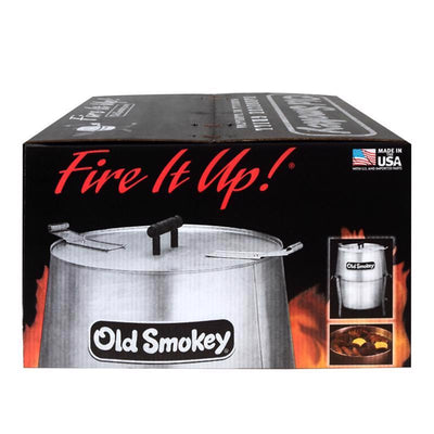 Old Smokey Products 21 in. Charcoal Grill Silver