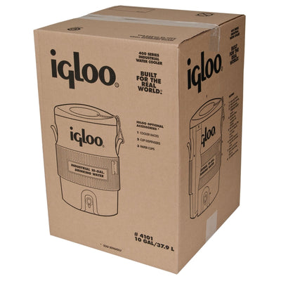 Igloo Industrial Red/Yellow 10 gal Water Cooler