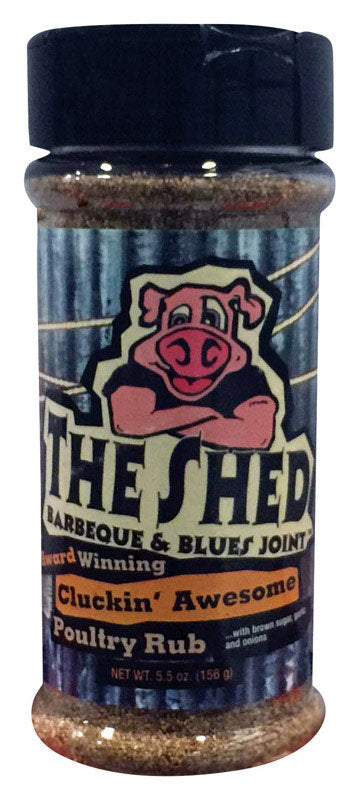 The Shed Cluckin Awesome BBQ Rub 5.5 oz