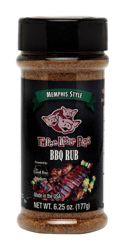 Three Little Pigs Memphis Style BBQ Rub 6.25 oz