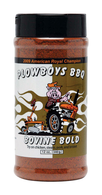 Plowboys BBQ Bovine Bold Seasoning Rub 12 oz