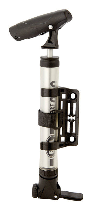 Bell Sports Frame Pump Steel Bike Pump Silver/Black