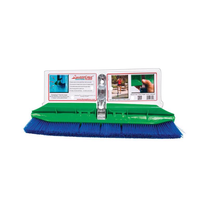 SweepEase StingRay 100 percent Poly Bristle, AquaDynamic Pool Brush 7 in. H X 2 in. W X 18 in. L