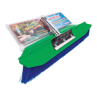 SweepEase StingRay 100 percent Poly Bristle, AquaDynamic Pool Brush 7 in. H X 2 in. W X 18 in. L