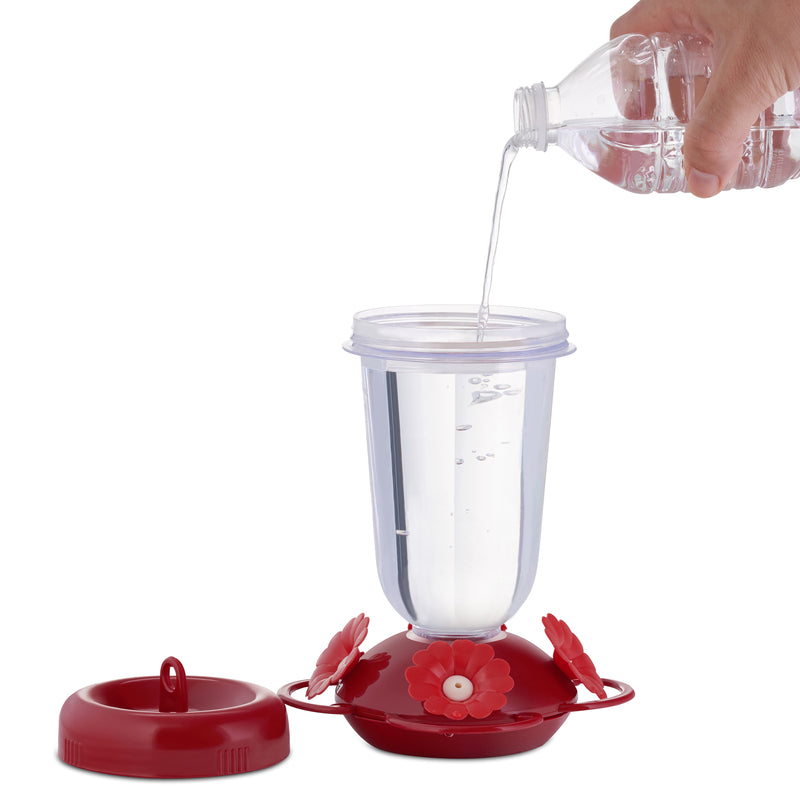 Perky-Pet Hummingbird 16 oz Plastic Nectar Feeder 4 ports