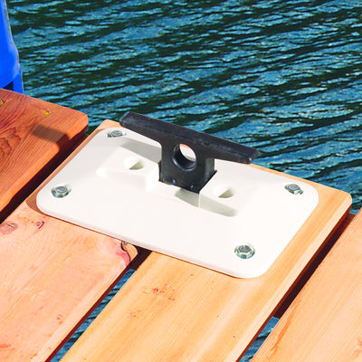 Tommy Docks White Nylon Folding Dock Cleat