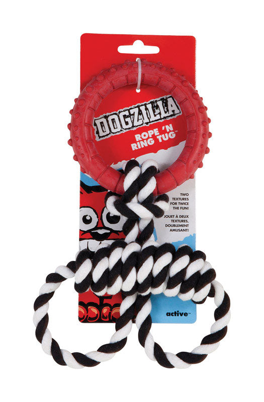 Dogzilla Multicolored Rubber Rope &