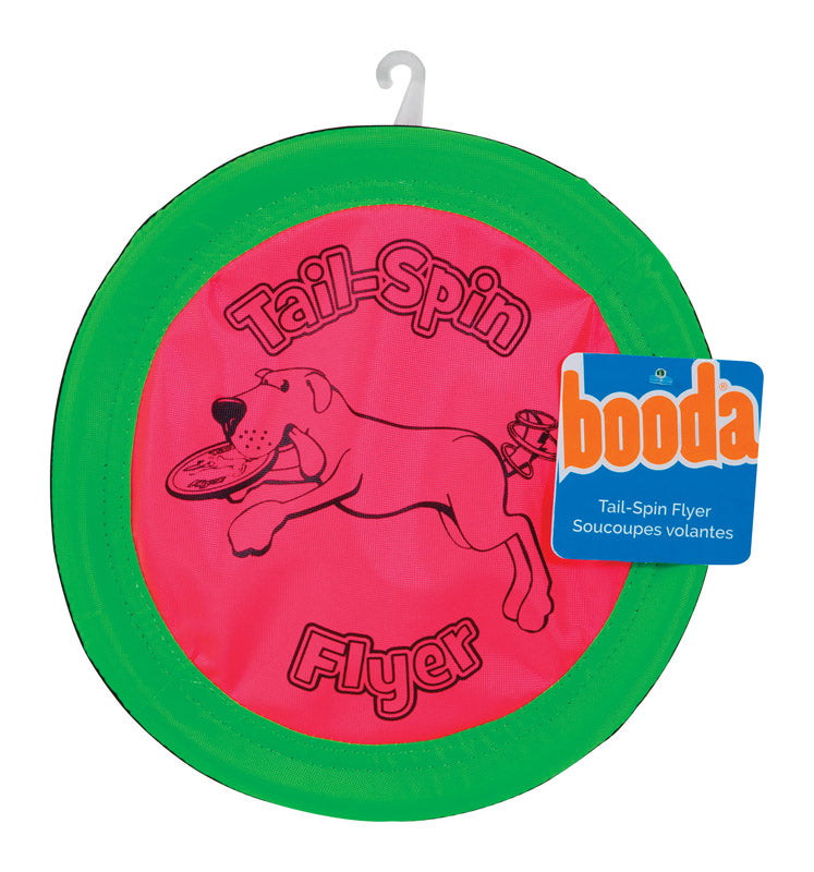 Booda Multicolored Fabric Flying Disc Dog Toy Medium 1 pk