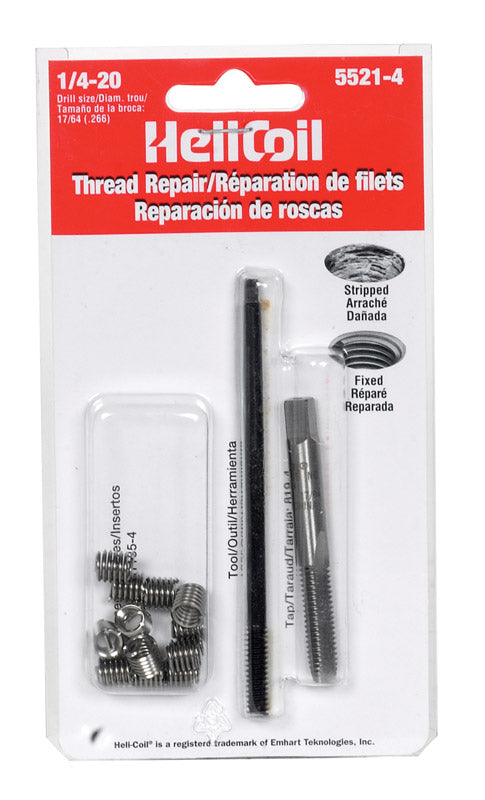 Heli-Coil 1/4 in. Stainless Steel Thread Repair Kit 1/4-20