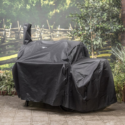 Oklahoma Joe's Black Grill Cover For Oklahoma Joes Highland Offset Smoker