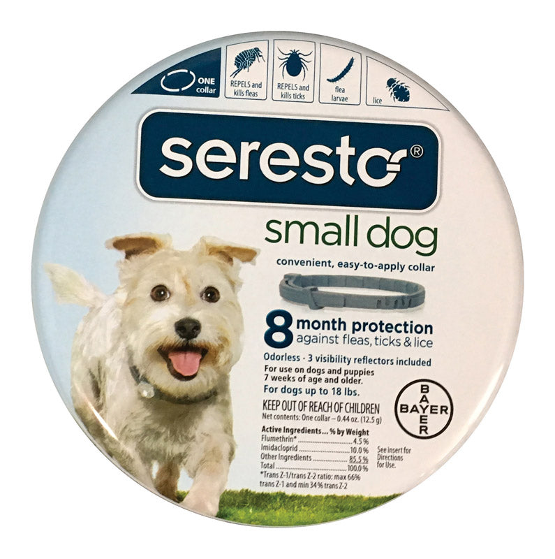 Bayer Seresto Solid Dog Flea and Tick Collar Imidacloprid/Flumethrin 0.44 oz